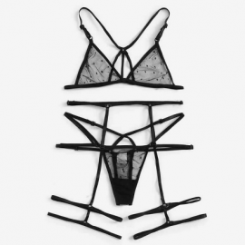 Lingerie dot garter